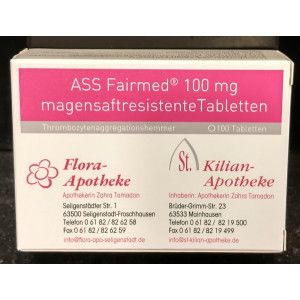 ASS Fairmed 100 mg magensaftres.Tabletten WL